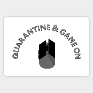 Quarantine & Game On Mouse Magnet